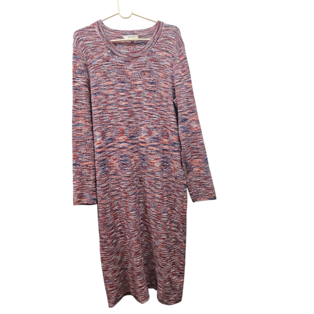 Madewell Space-Dyed Midi Sweater Dress Size XL - Picture 4 of 9